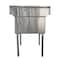 Amgood Stainless Steel Utility Sink. Bowl 24 in. x 24 in. x 14 in. With Faucet SINK 242414 - FAUCET - alternate 4